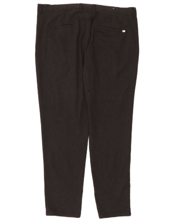 Zara Mens Slim Chino Trousers EU 46 XL W36 L29 Grey