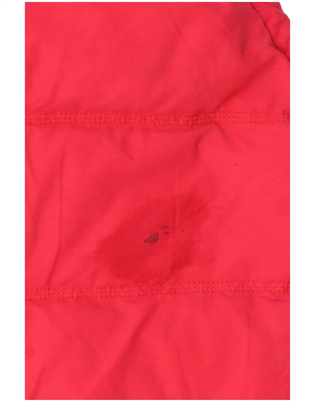 SUPERDRY Womens Hooded Padded Gilet UK 16 Large Pink Cotton