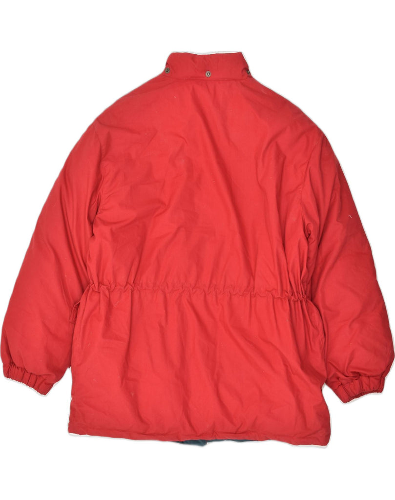 VINTAGE Womens Windbreaker Jacket UK 14 Medium Red Polyester | Vintage Vintage | Thrift | Second-Hand Vintage | Used Clothing | Messina Hembry 