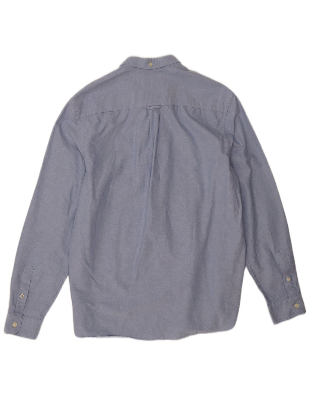 Lyle & Scott Mens Shirt Large Blue Cotton