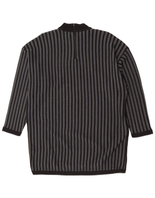 Portobello’s Womens Longline Turtle Neck Jumper Sweater UK 14 Medium Black