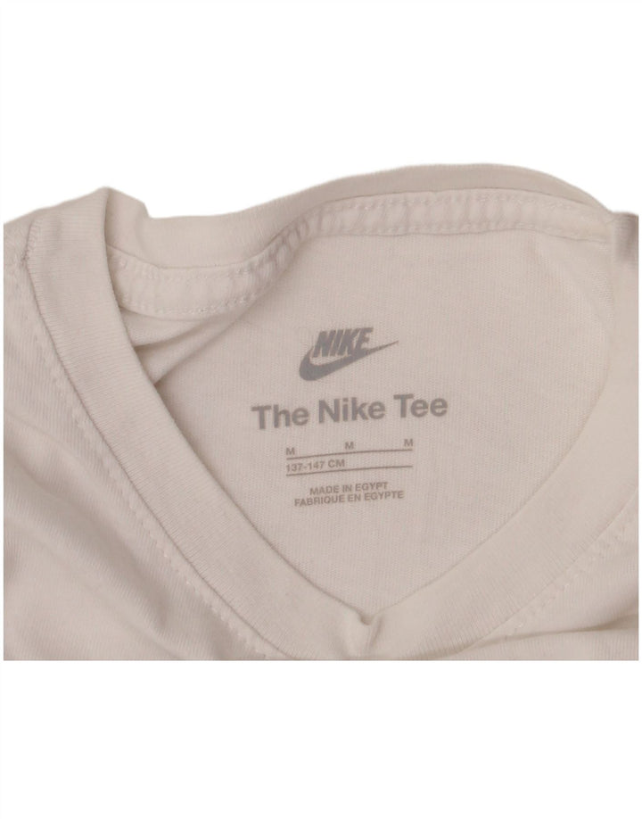 Nike Boys Graphic T-Shirt Top 10-11 Years Medium White