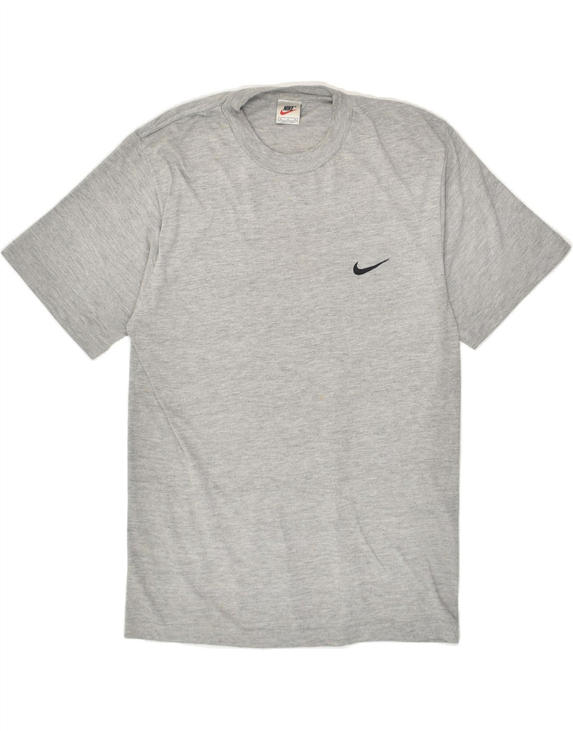 NIKE Mens T-Shirt Top Medium Grey Cotton | Vintage Nike | Thrift | Second-Hand Nike | Used Clothing | Messina Hembry 