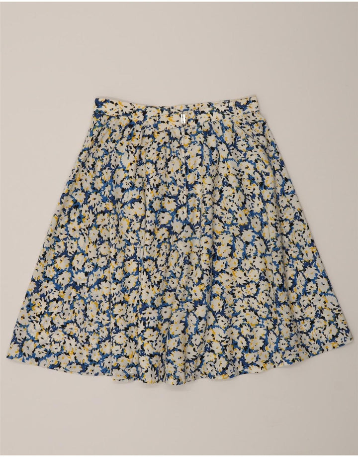 Vintage Womens A-Line Skirt W26 Small Multicoloured Floral