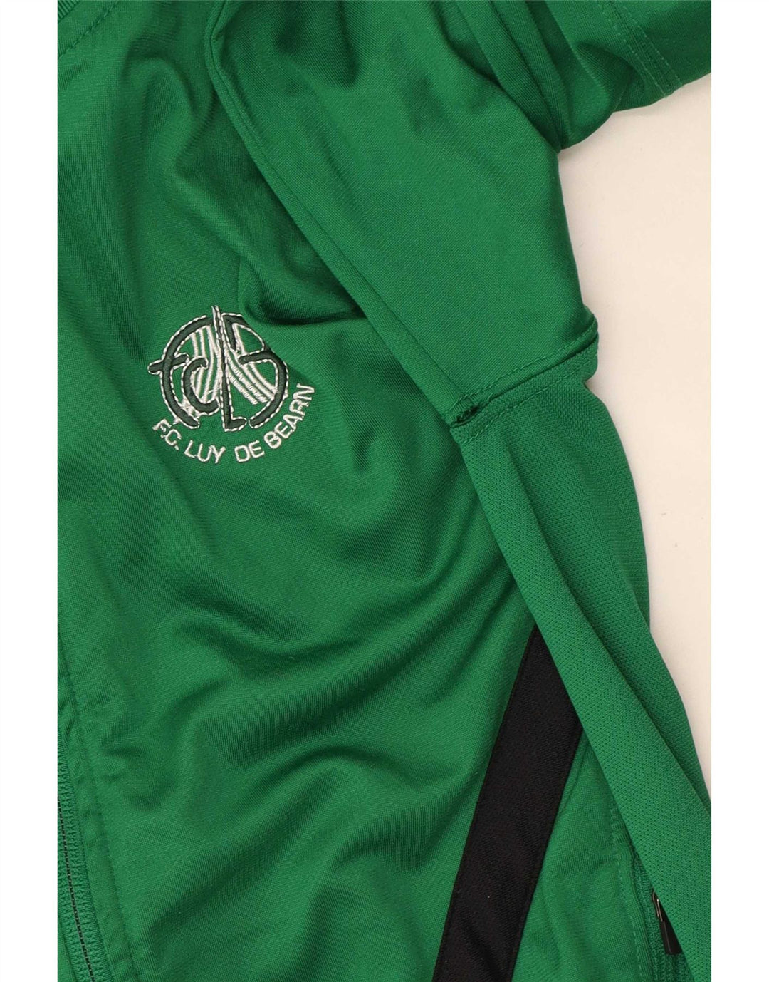 Nike Boys Dri Fit Tracksuit Top Jacket 10-11 Years Medium Green Colourblock