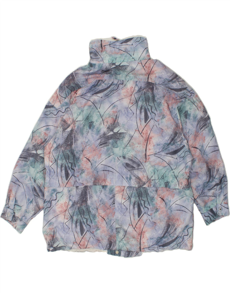 VINTAGE Womens Abstract Pattern Rain Jacket UK 20 2XL Multicoloured Vintage Vintage and Second-Hand Vintage from Messina Hembry 