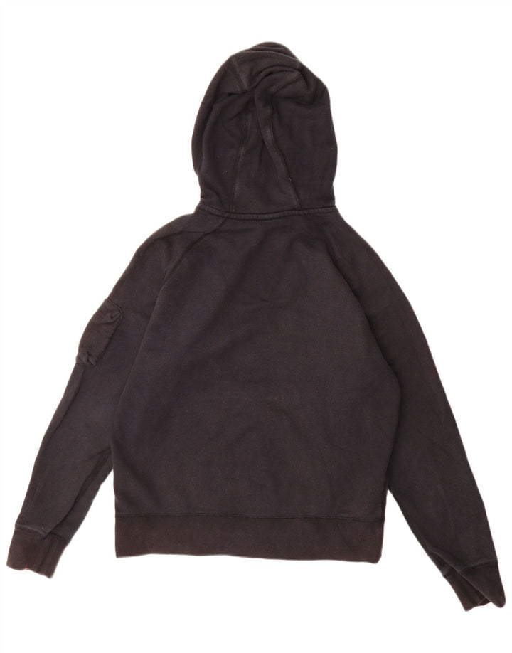 Nike Mens Zip Hoodie Sweater Medium Black Cotton