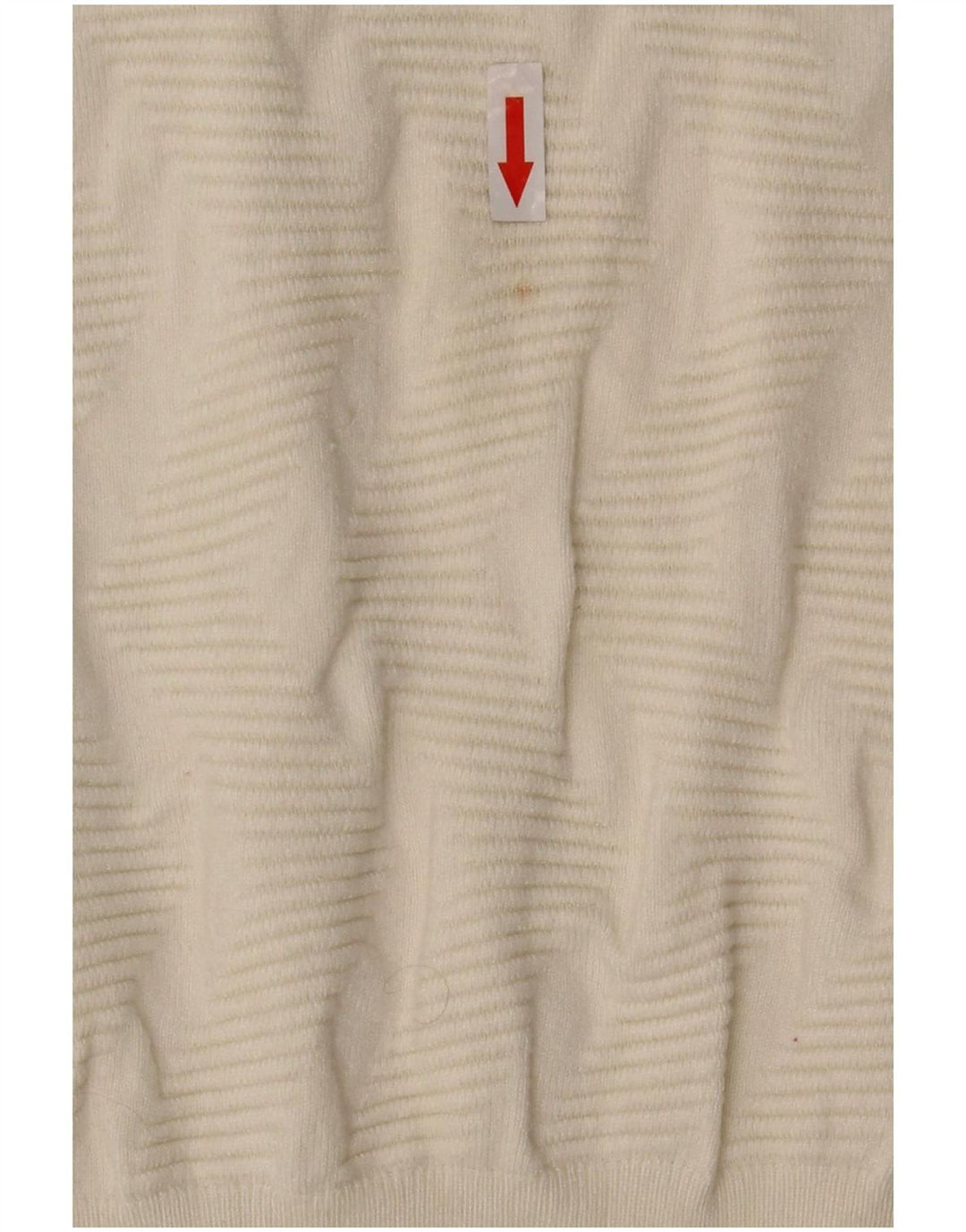Marks & Spencer Womens Boat Neck Jumper Sweater UK 12 Medium Off White