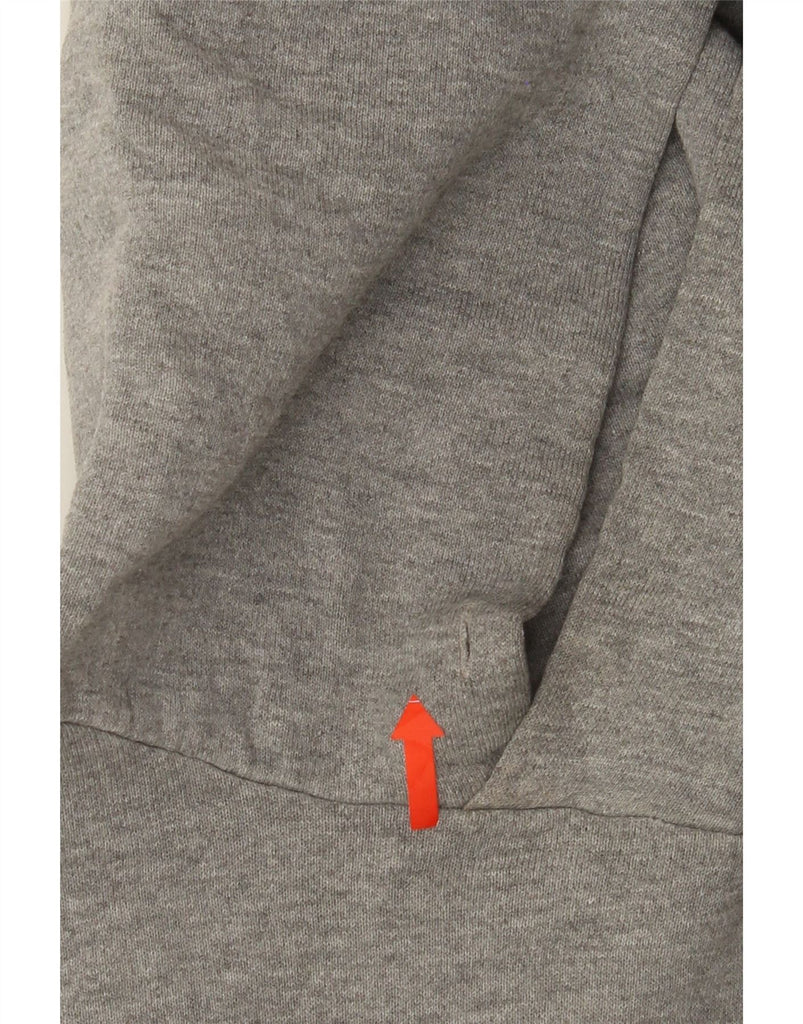 RUSSELL ATHLETIC Womens Graphic Hoodie Jumper Medium Grey Polyester Vintage Russell Athletic and Second-Hand Russell Athletic from Messina Hembry 
