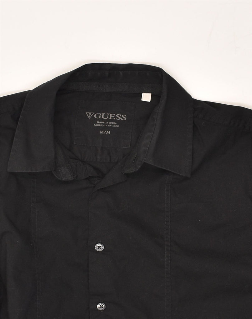 GUESS Mens Shirt Medium Black Cotton | Vintage Guess | Thrift | Second-Hand Guess | Used Clothing | Messina Hembry 