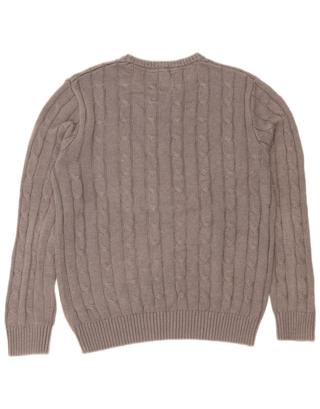 Crew Clothing Mens Boat Neck Jumper Sweater Medium Grey Cotton