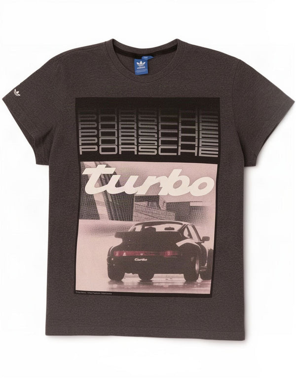Adidas Mens Graphic T-Shirt Top Large Grey
