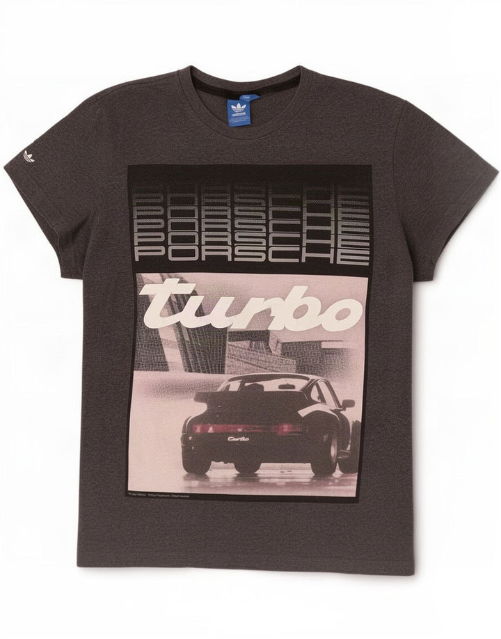 Adidas Mens Graphic T-Shirt Top Large Grey