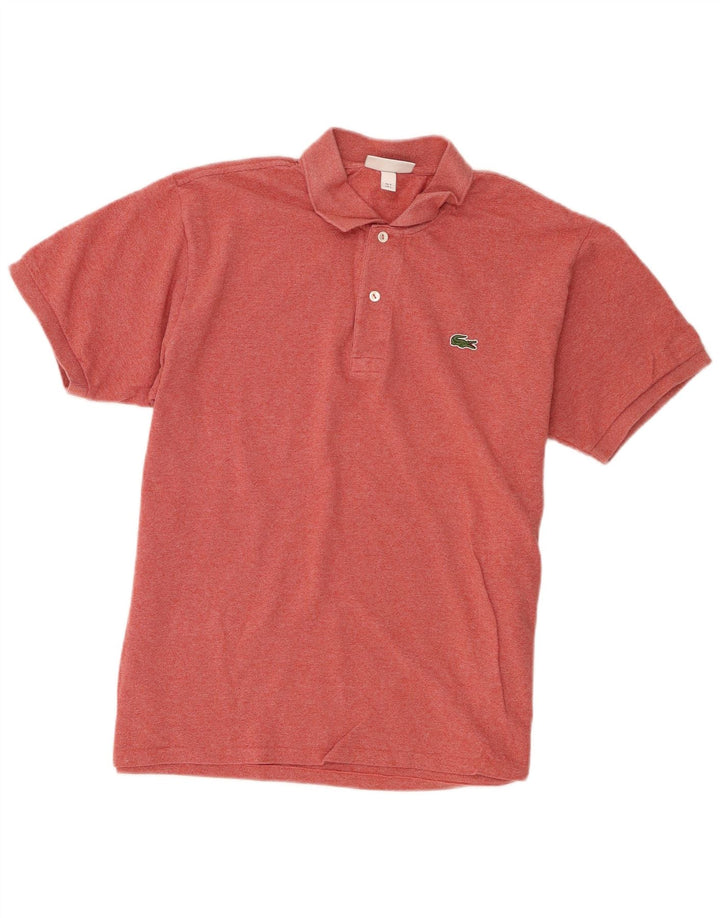 Lacoste Mens Classic Fit Polo Shirt Size 5 Large Red Cotton