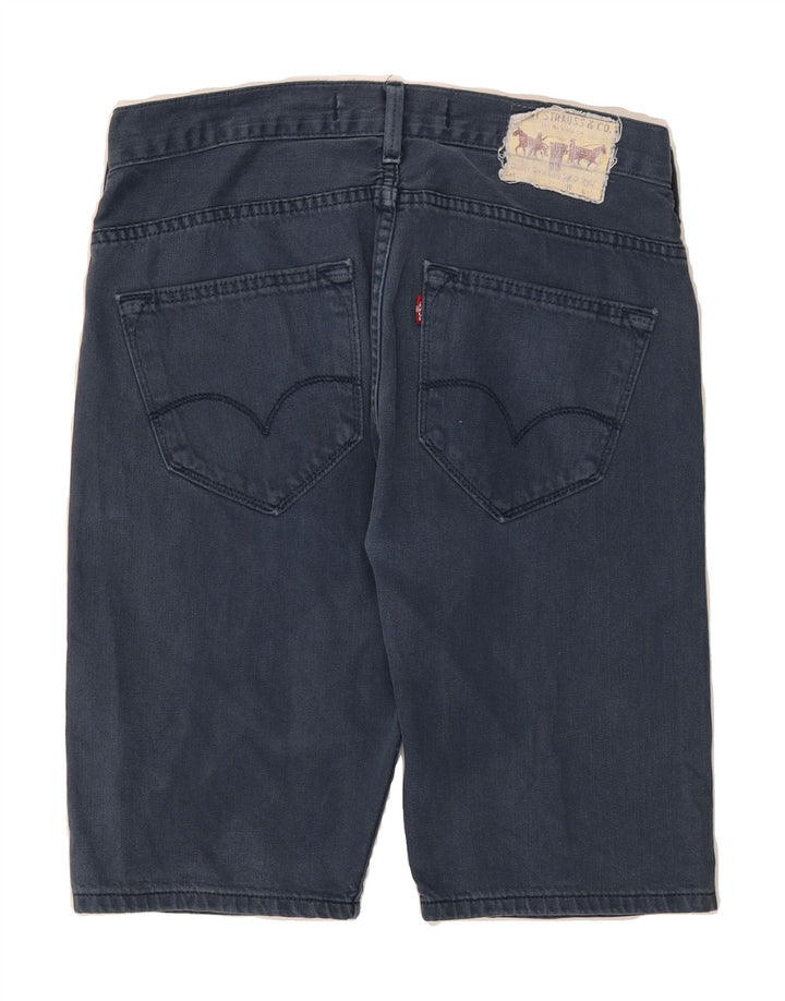 LEVI'S Womens 504 Denim Shorts W30 Medium Navy Blue Cotton Vintage Levi's and Second-Hand Levi's from Messina Hembry 