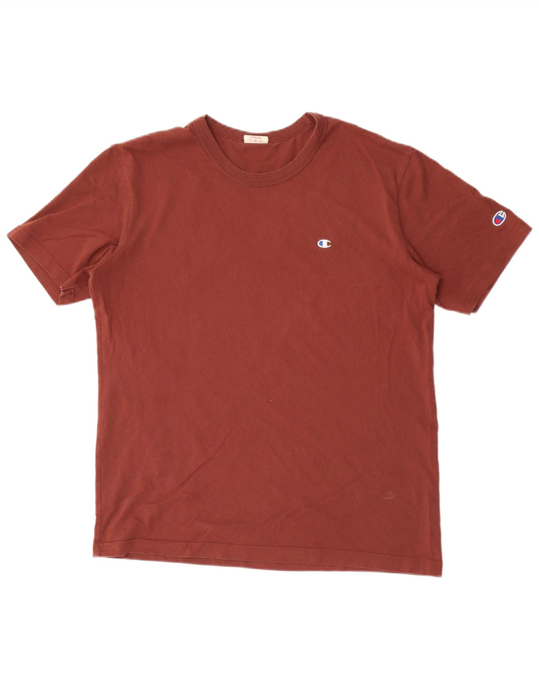 Champion Womens T-Shirt Top UK 16 Large Brown