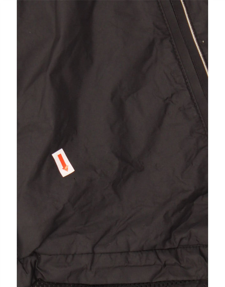 Adidas Mens Germany Graphic Windbreaker Jacket UK 38/40 Medium Black Nylon