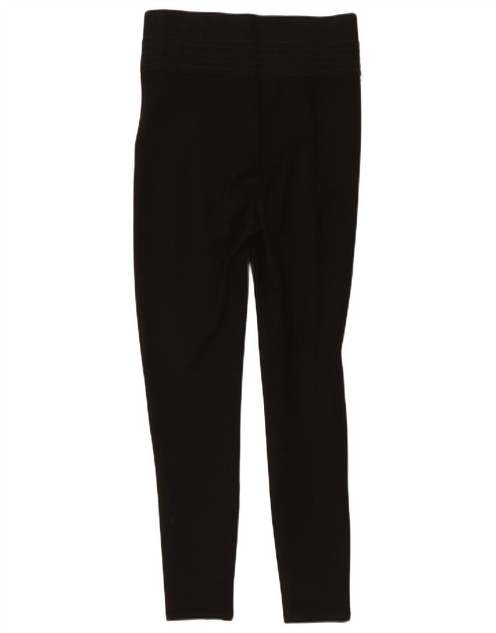 Zara Womens Leggings UK 12 Medium Black Polyester