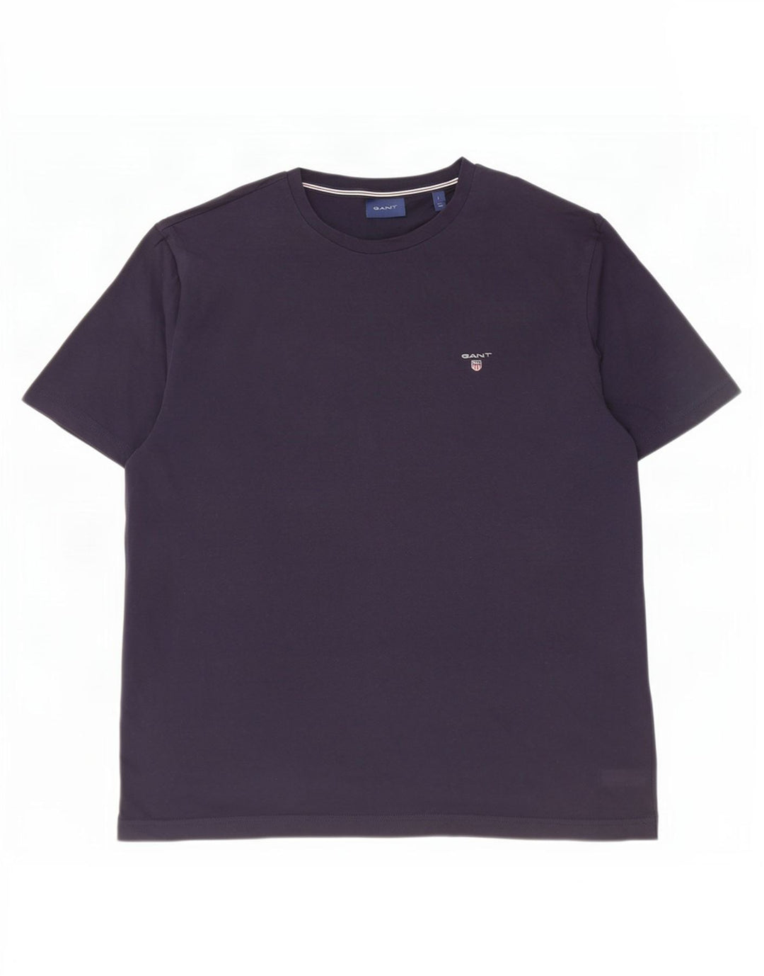 Gant Mens T-Shirt Top Large Navy Blue Cotton