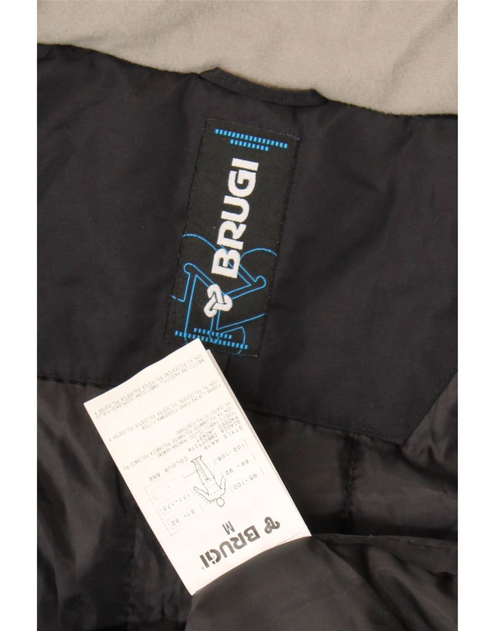 Brugi Mens Padded Jacket UK 38 Medium Black Polyamide