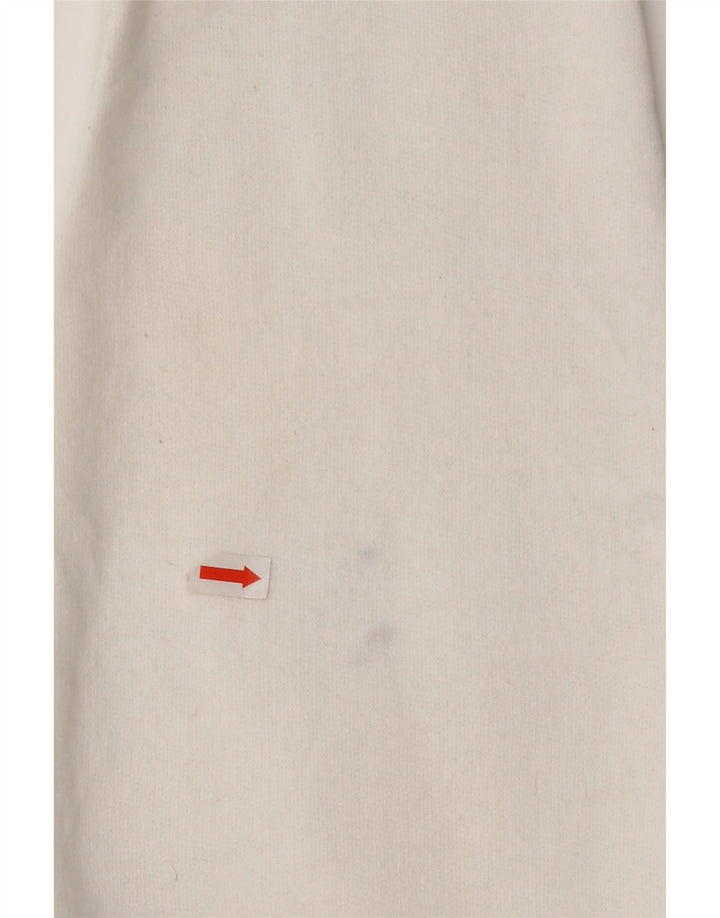 Champion Womens Graphic Sweatshirt Jumper UK 16 Large White Polyester