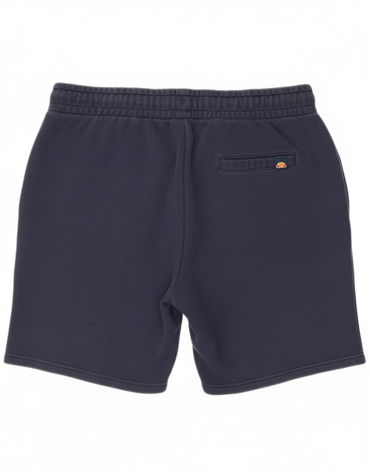Ellesse Mens Graphic Sport Shorts Large Navy Blue Cotton