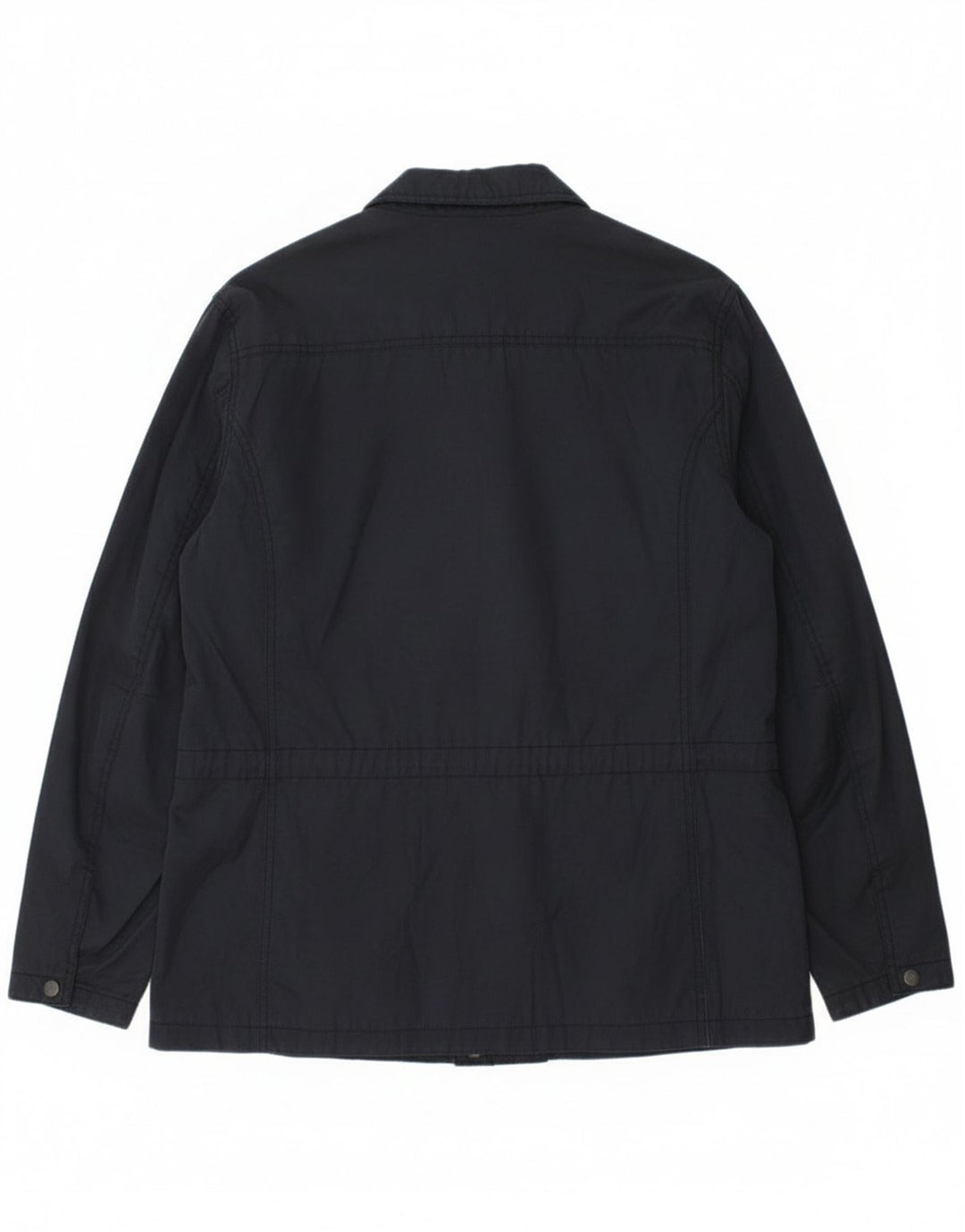 Invicta Womens Utility Jacket UK 16 Large Navy Blue Cotton