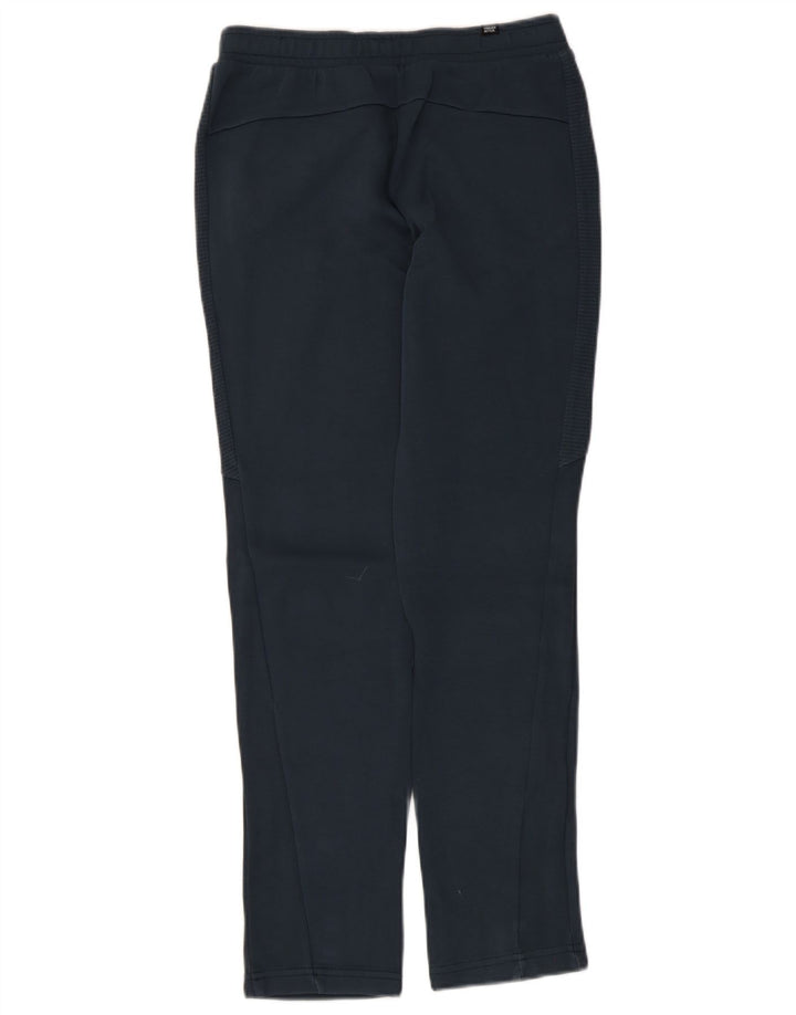 Puma Boys Tracksuit Trousers 13-14 Years Blue Cotton