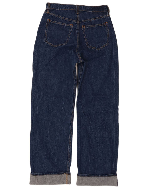 Abercrombie & Fitch Womens High Rise Loose Jeans US 0 XS W25 L28 Navy Blue