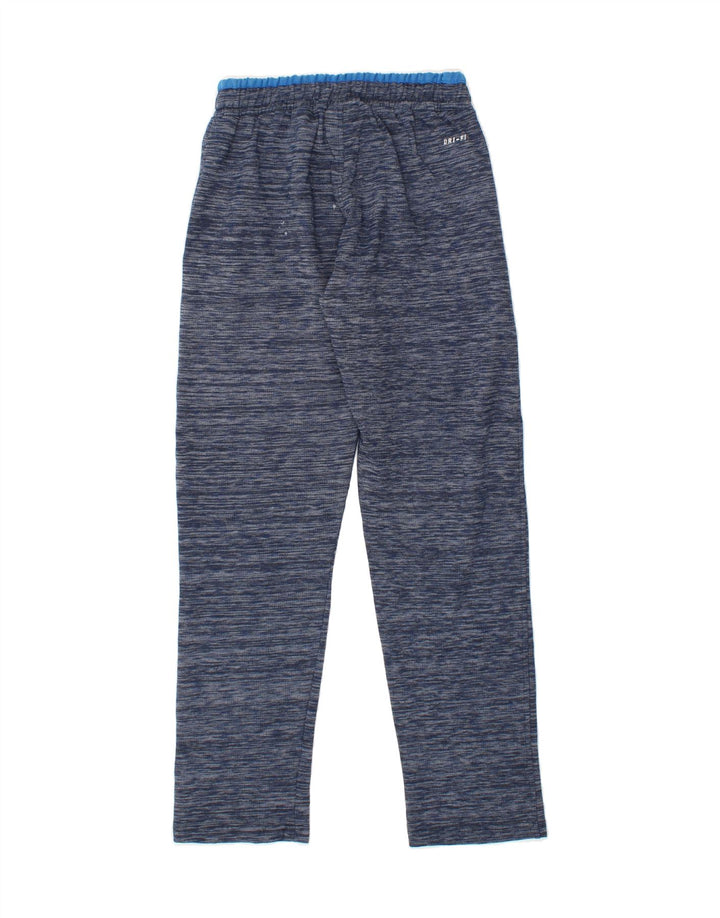 NIKE Mens Tracksuit Trousers Small Navy Blue Flecked Polyester Vintage Nike and Second-Hand Nike from Messina Hembry 