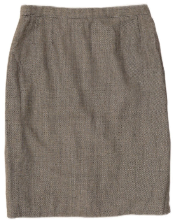 Luisa Spagnoli Womens Pencil Skirt IT 44 Medium W28  Grey