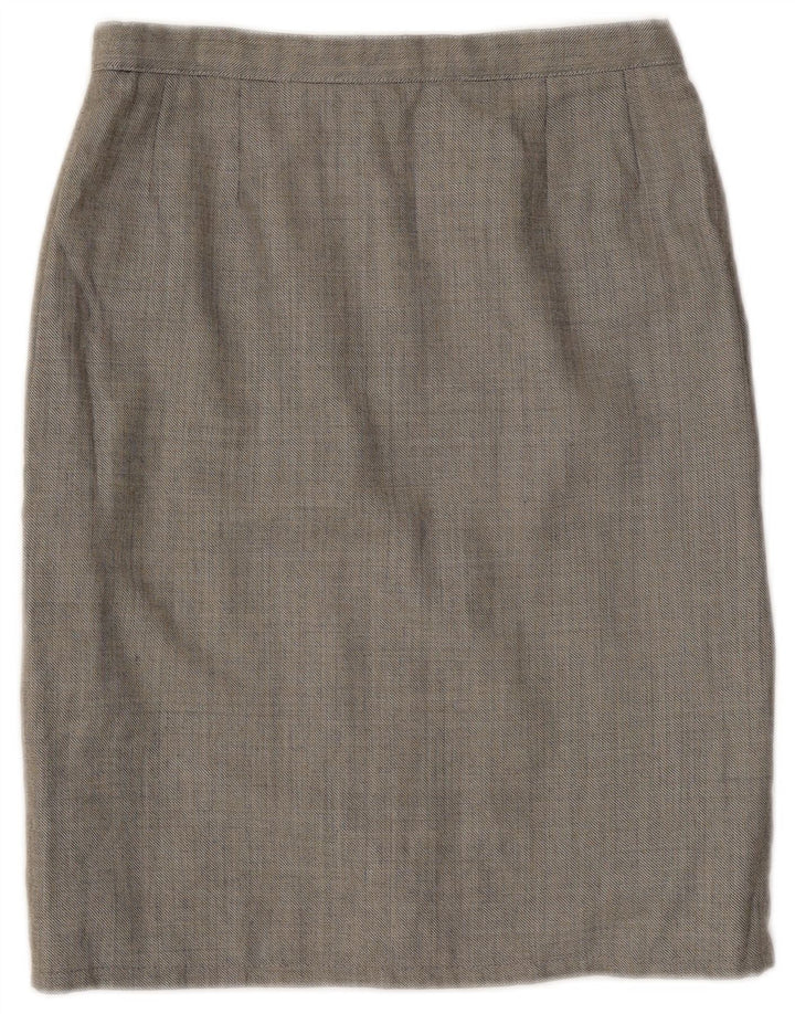 Luisa Spagnoli Womens Pencil Skirt IT 44 Medium W28  Grey