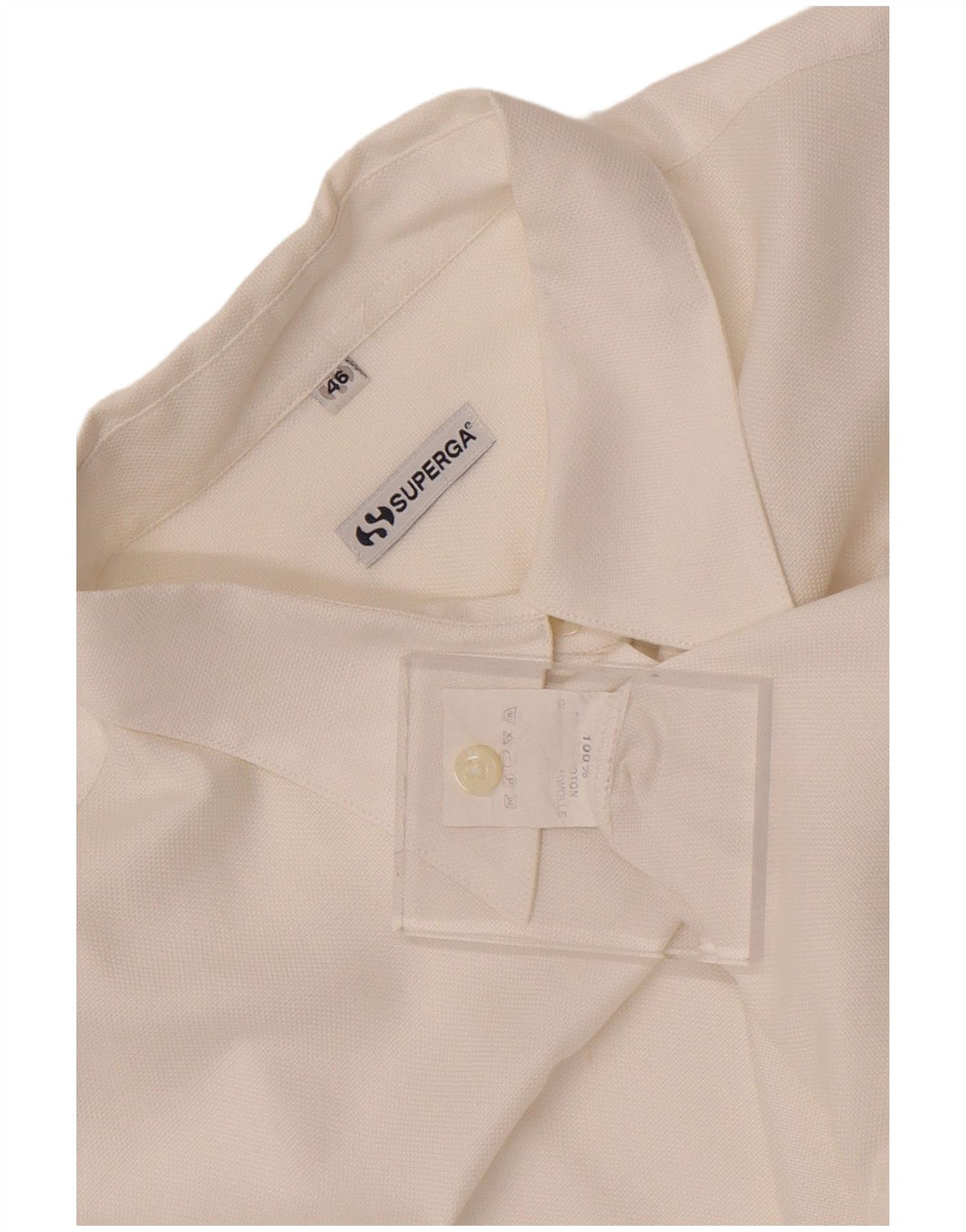Superga Womens Shirt IT 46 Large White Cotton