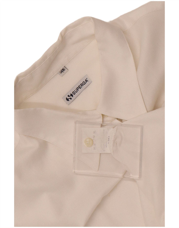 Superga Womens Shirt IT 46 Large White Cotton