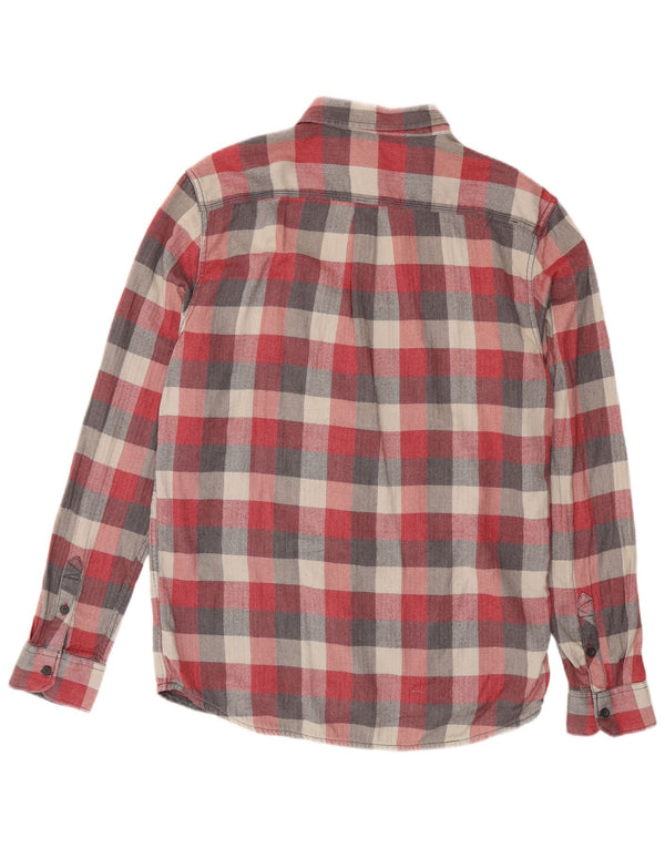 Vans Mens Flannel Shirt Large Red Check Cotton