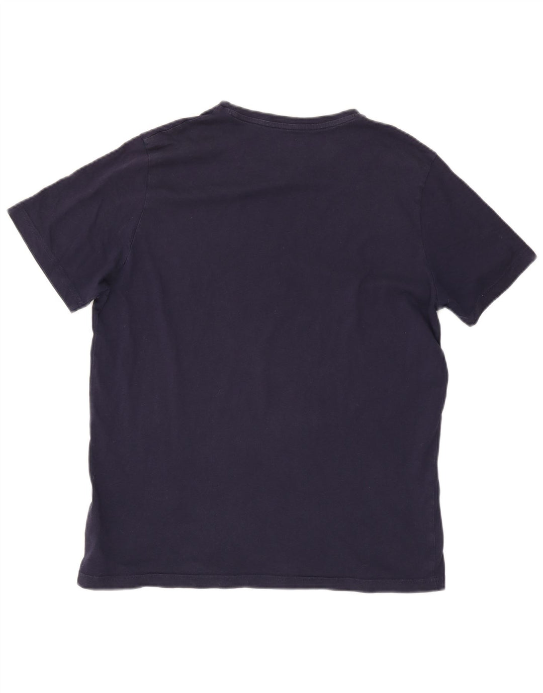Puma Mens Graphic T-Shirt Top Large Navy Blue Cotton