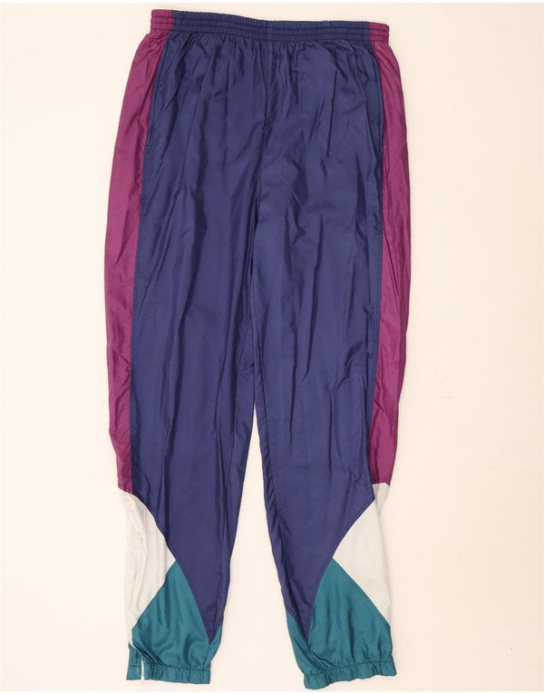 LEOPARD Mens Tracksuit Trousers Joggers UK 42/44 Large Navy Blue