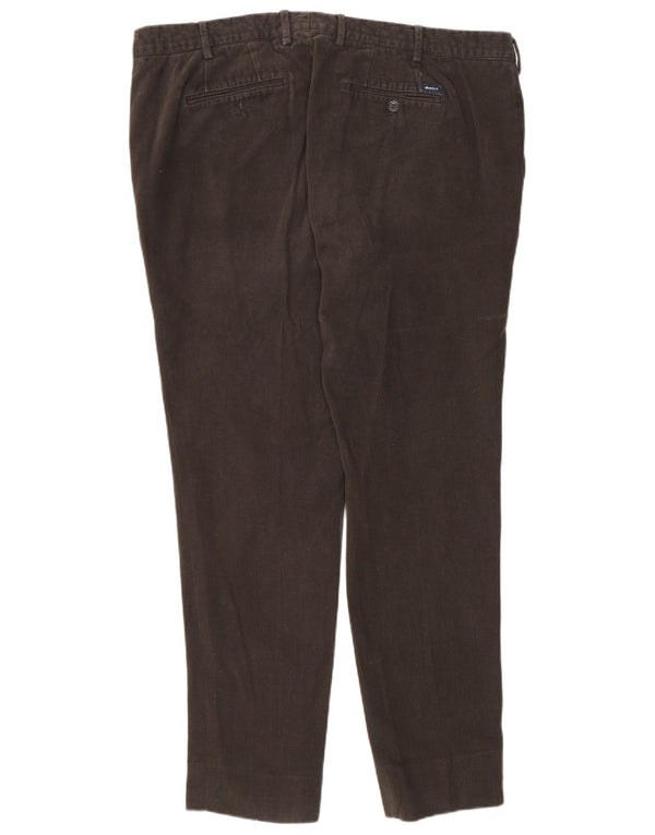 Gant Mens Regular Suit Trousers IT 48 4XL W40 L30 Brown