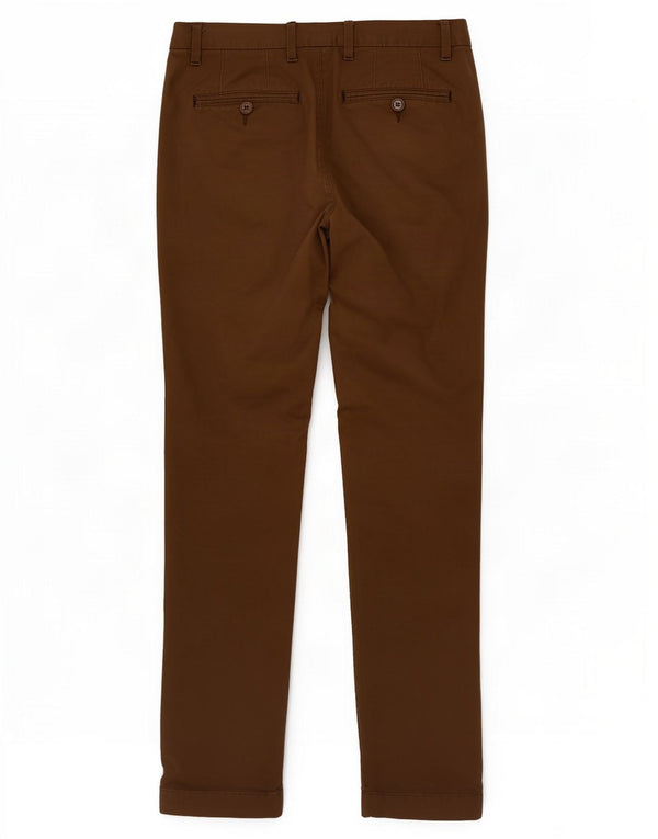 Ted Baker Mens Slim Chino Trousers W30 L30 Beige Cotton