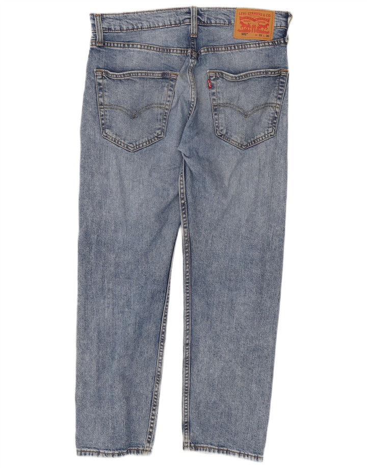 LEVI'S Mens 502 Tapered Jeans W31 L30 Blue Cotton
