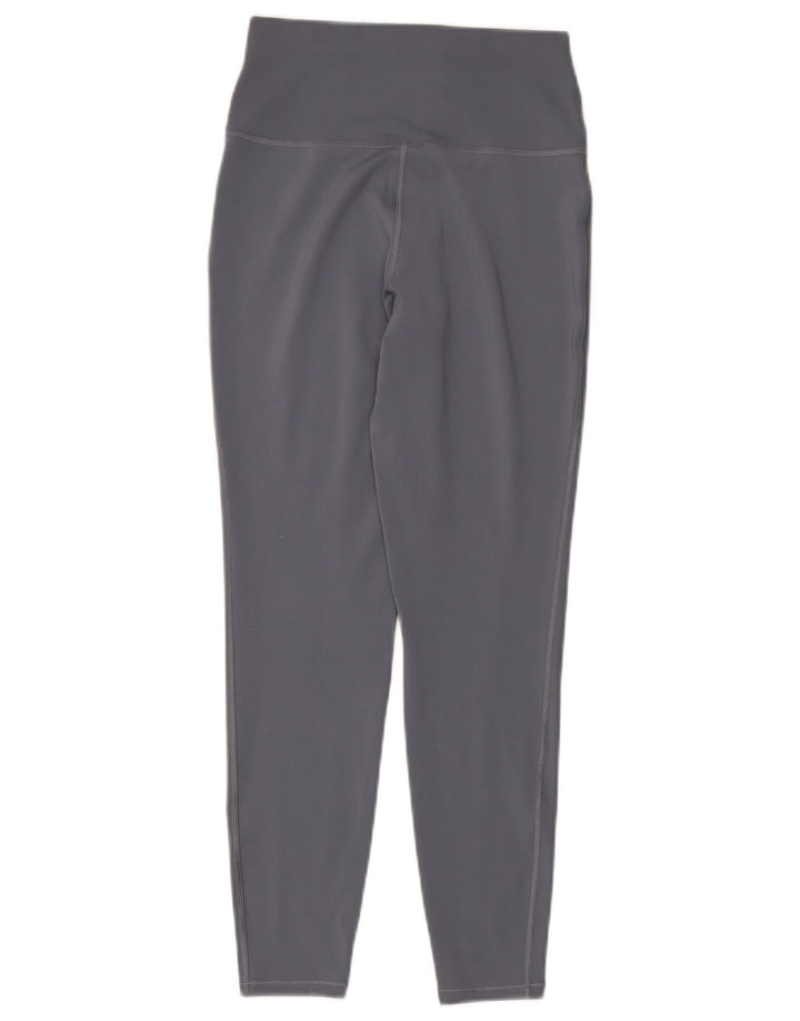 New Balance Womens Leggings UK 14 Medium  Grey Polyester