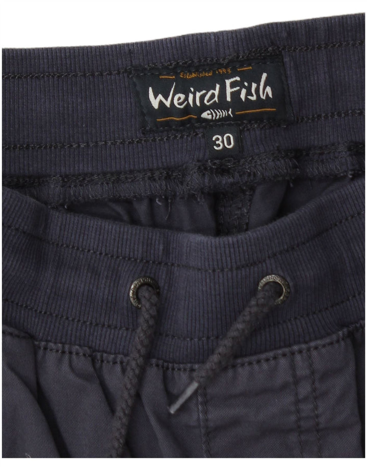 Weird Fish Mens Sport Shorts Medium  Navy Blue