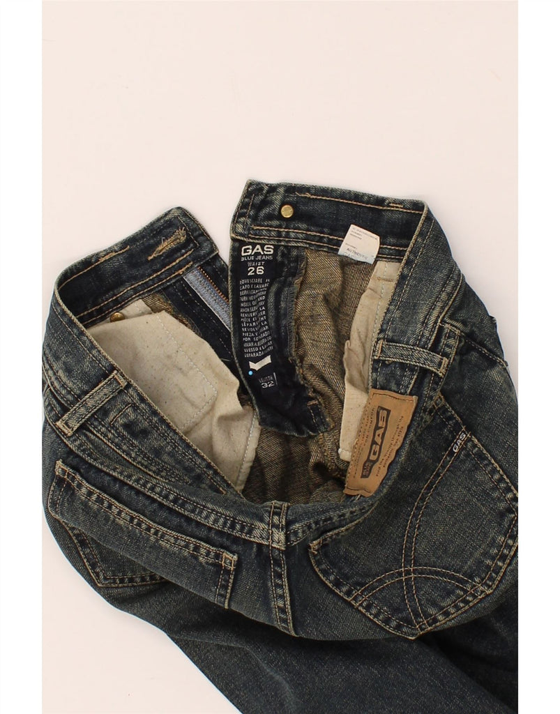 GAS Womens Straight Jeans  W26 L29 Blue Cotton Vintage Gas and Second-Hand Gas from Messina Hembry 