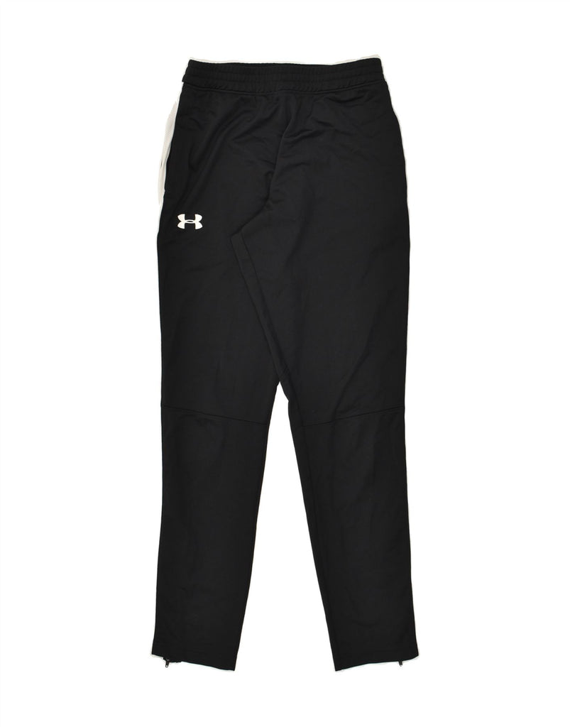 UNDER ARMOUR Girls Tracksuit Trousers 13-14 Years Small Black | Vintage Under Armour | Thrift | Second-Hand Under Armour | Used Clothing | Messina Hembry 