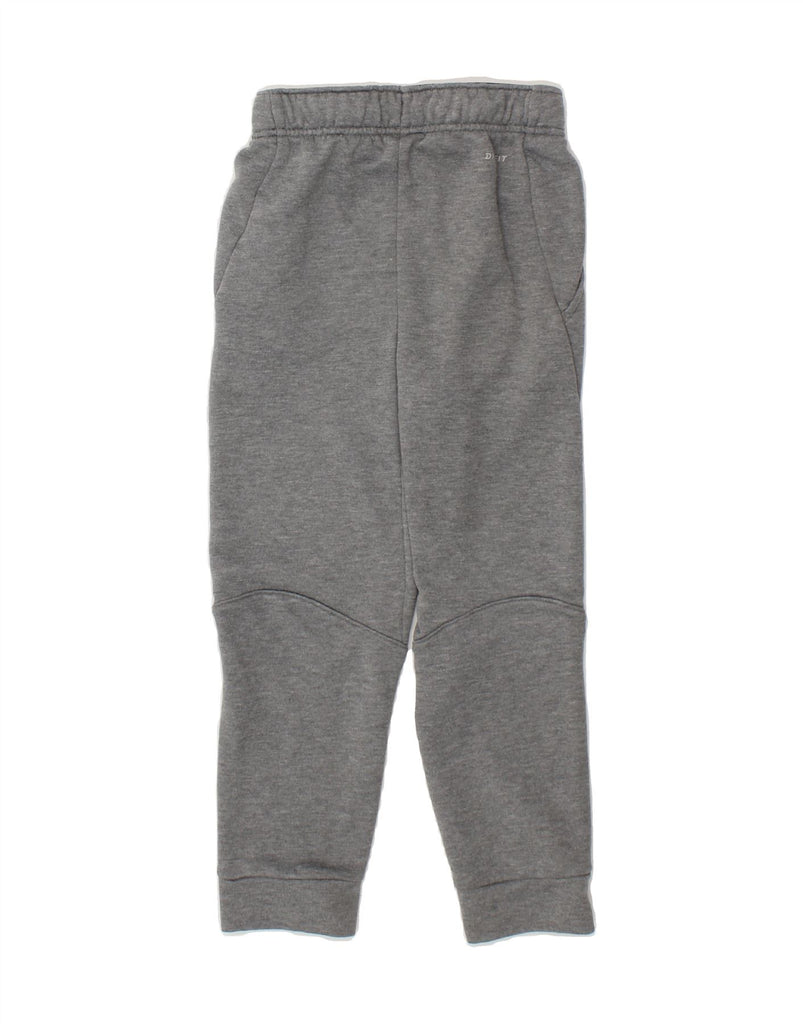 NIKE Boys Dri Fit Tracksuit Trousers Joggers 8-9 Years Small Grey Cotton | Vintage Nike | Thrift | Second-Hand Nike | Used Clothing | Messina Hembry 