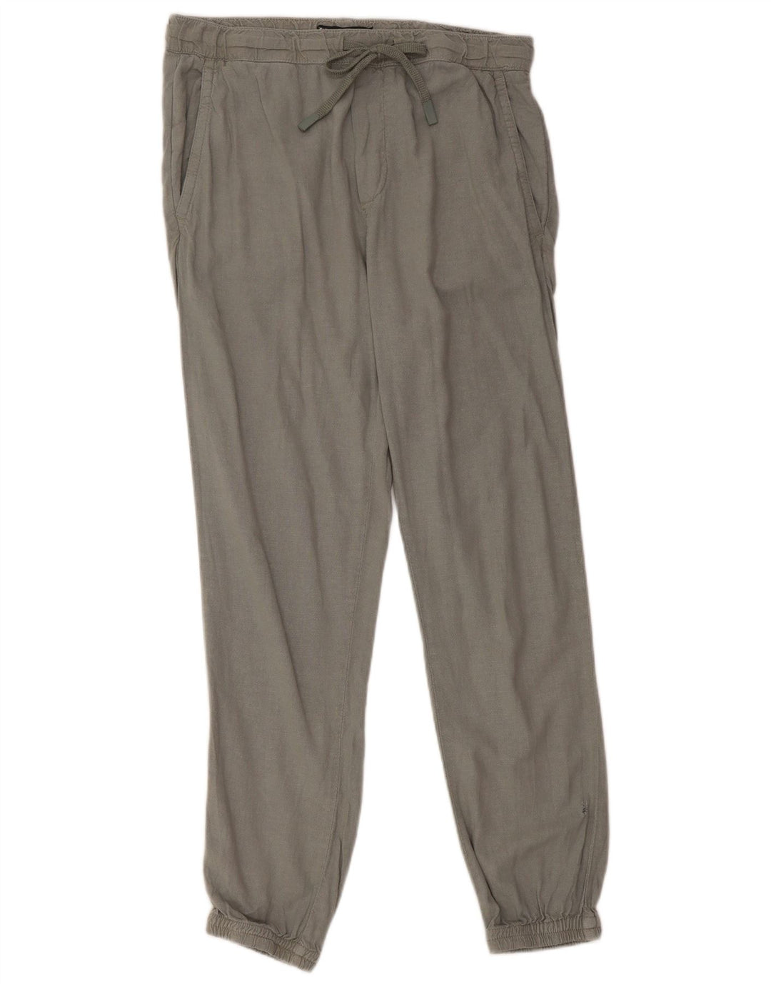 Zara Womens Joggers Chino Trousers Medium W30 L27 Grey Viscose