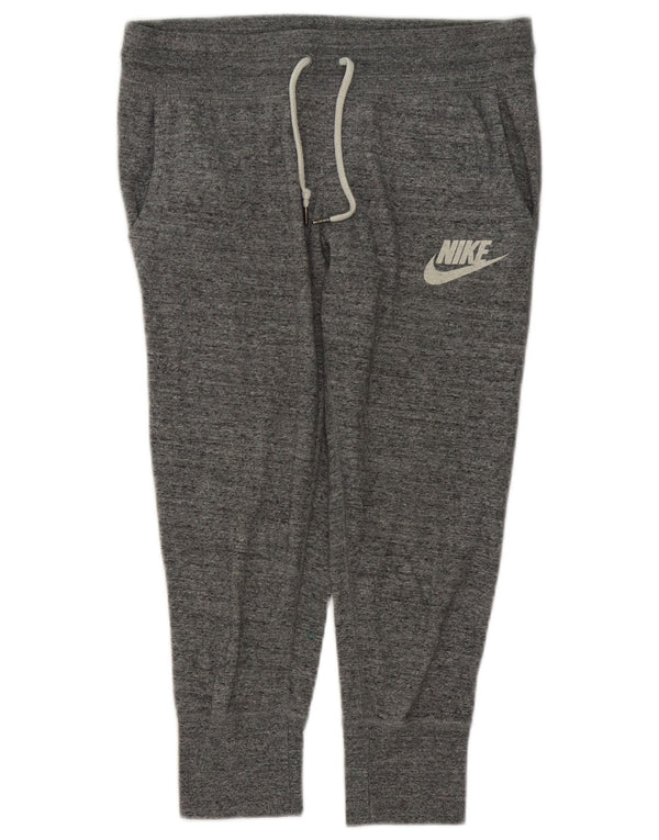 Nike Womens Tracksuit Trousers Joggers UK 10 Small Grey Flecked Sports