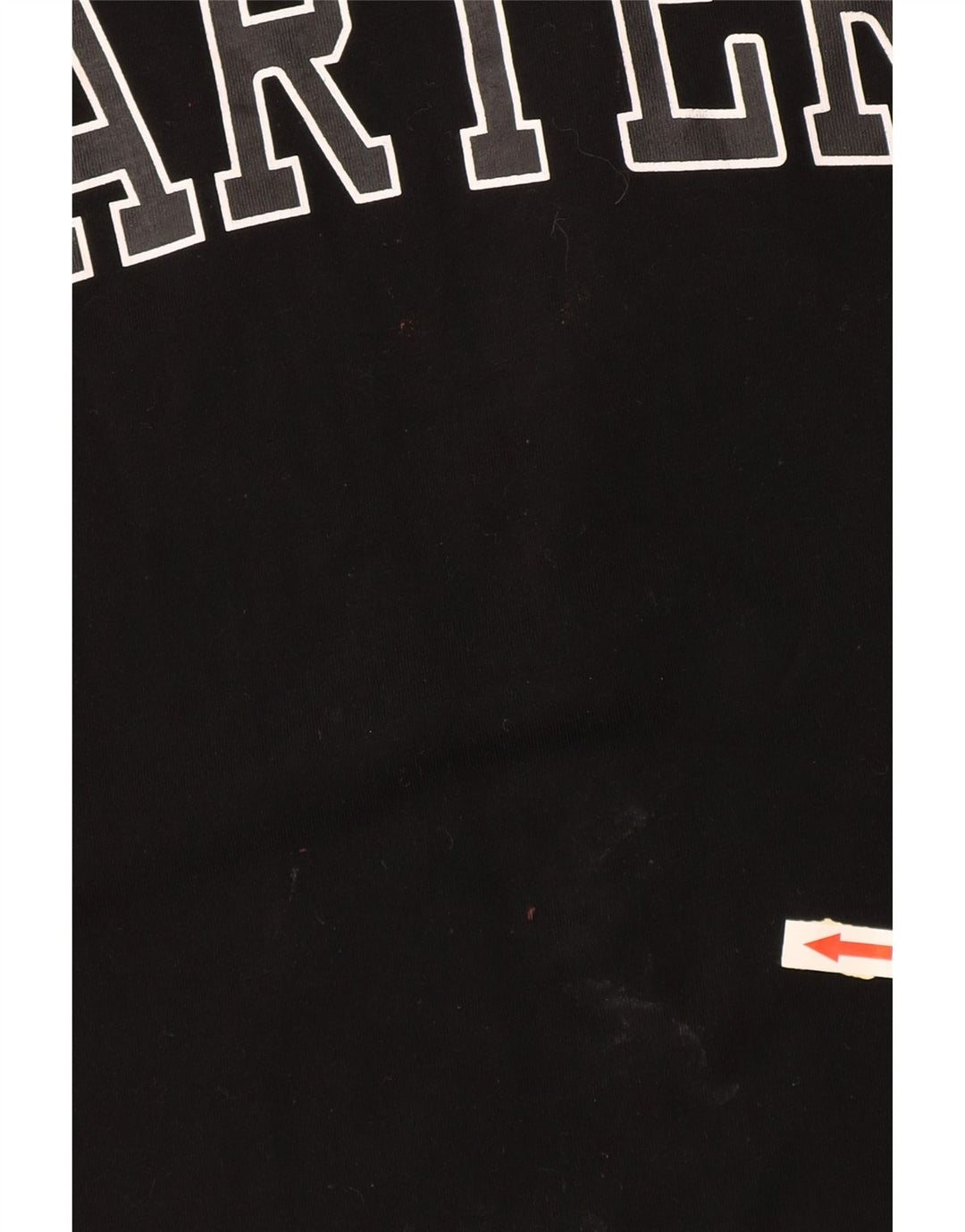 STARTER Mens Graphic T-Shirt Top Small Black Colourblock Cotton