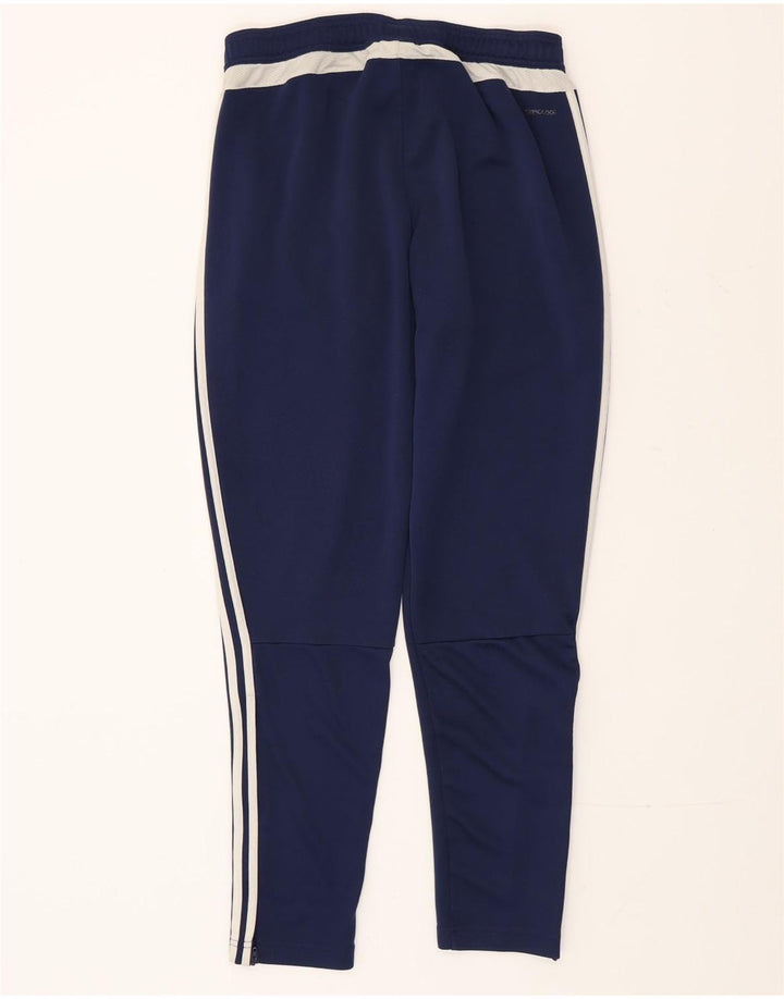 Adidas Mens Climacool Tracksuit Trousers Medium  Navy Blue Polyester