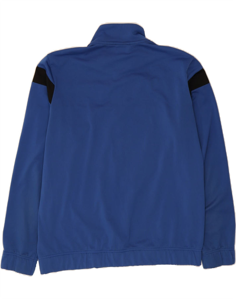 PUMA Mens Tracksuit Top Jacket Large Blue Colourblock Polyester Vintage Puma and Second-Hand Puma from Messina Hembry 